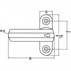 Chubb 8K103 PVCu Window and Door Lock