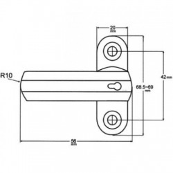 Chubb 8K103 PVCu Window and Door Lock