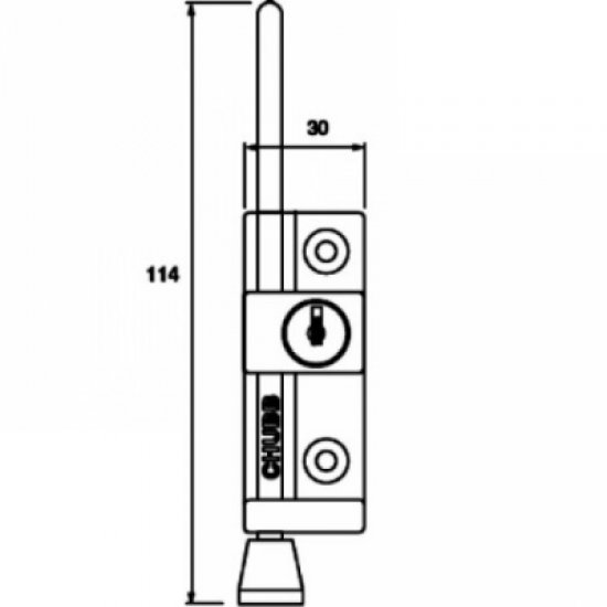 Chubb 8K116 Multi Purpose Locking Bolt
