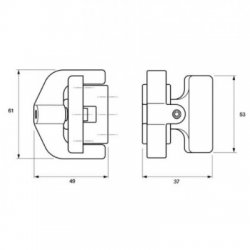 Chubb 8K123 UPVC Window Lock