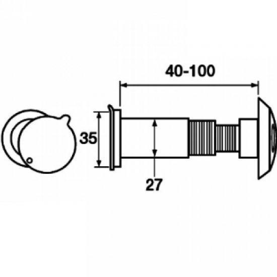 Chubb WS9 Commercial Door Viewer