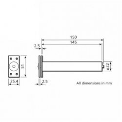 Perko R2 Concealed Closer