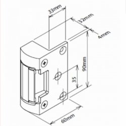 Trimec TS152 12VDC Rim Release 