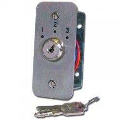Three Position Key Switch Numbered