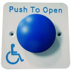 Asec Push To Open Blue Dome DDA Exit Button