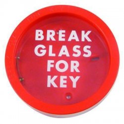 Emergency Key Box Red Round