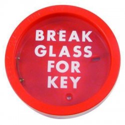 Emergency Key Box Red Round