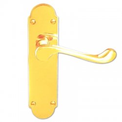 Oakley Plate Mounted Door Handle Lever Furniture