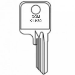 Dom K1 to K50 Cabinet Keys
