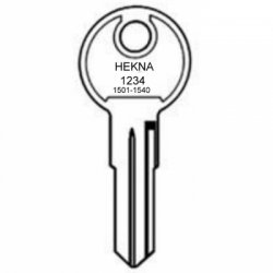 Hekna 1501 to 1540 Cabinet Keys