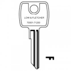 Lowe & Fletcher 70001 to 71200 Cabinet Keys