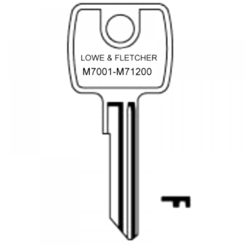 Lowe and Fletcher M70001 to M71200 Keys