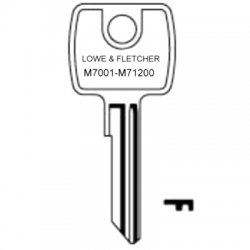 Lowe & Fletcher M70001 to M71200 Cabinet Keys