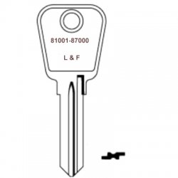 Lowe & Fletcher 81001 to 87000 Cabinet Keys