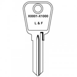 Lowe & Fletcher X0001 to X1000 Cabinet Keys