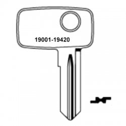 Roller Door Keys 19001 to 19420