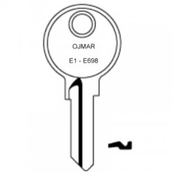 Ojmar E1 to E698 Cabinet Keys