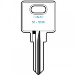 Ojmar S1 to S698 Cabinet Keys