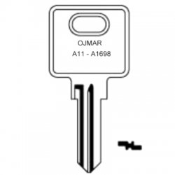 Ojmar A11 to A1698 Cabinet Keys