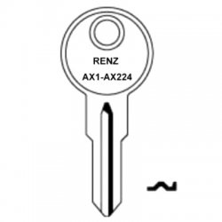 Renz AX1 to AX224 Cabinet Keys
