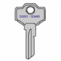 G3001 to G3480 Garage Door Keys