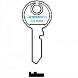 Henderson R8 to R254 Garage Door Keys