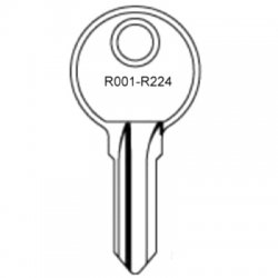 Las Roof Rack Key R001 to R224