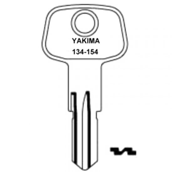 Yakima Ski Rack Keys 134 to 154
