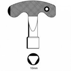 Utility Meter Box Key 10mm Triangle