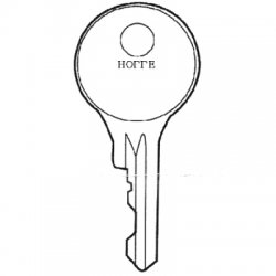 Hoppe 2D025 Window lock key
