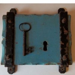 Antique Gate Lock To City