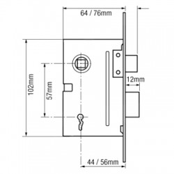 Legge 2 Lever Sashlock