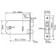 Union 2077 3 Lever Horizontal Mortice Lock