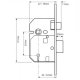 Union 2234E 5 Lever Mortice Sash Lock
