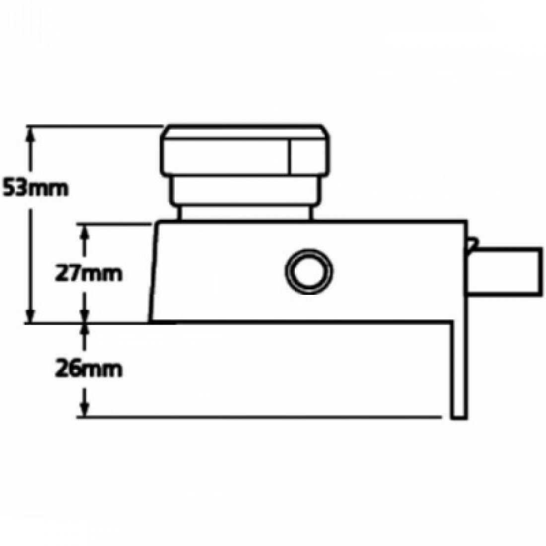 Union 4L67E BS3621 2007 Rim Deadbolt Lock