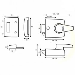 Era 1430 Non-Deadlocking Nightlatch 40mm