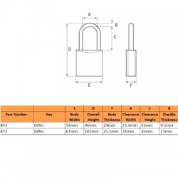 Yale Bronze Padlocks