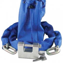 Asec Sliding Shackle Padlock and Chain Set