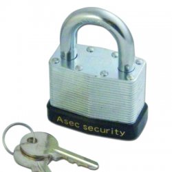 Asec Open Shackle Laminated Padlock