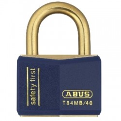 Abus T84MB Brass Open Shackle Padlocks