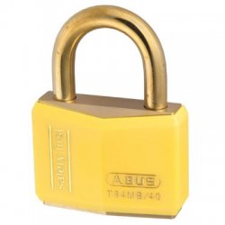 Abus T84MB Brass Open Shackle Padlocks