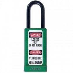 Abus Long Shackle Lock Out Tag Out Coloured Aluminium Padlock