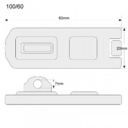 Abus 100 Series Hasp & Staple