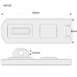 Abus 140 Series Hasp & Staple