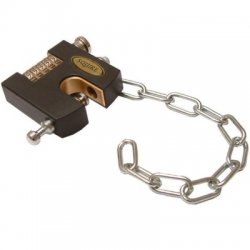 Squire SHCB65 Combination Padlock 4 Wheel with Chain