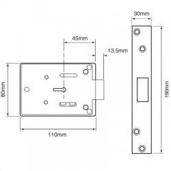 5D Wellington Trafalgar Rim Deadlock