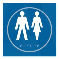 Braille Male and Female Sign