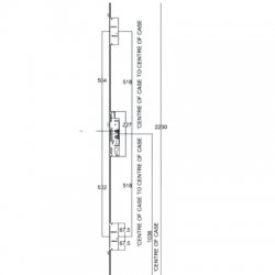 Fullex XL Latch Hookbolt Twin Spindle 2 Hook 2 Anti Lift 2 Roller