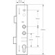 Lockmaster Lever Operated Latch Deadbolt Twin Spindle Gearbox