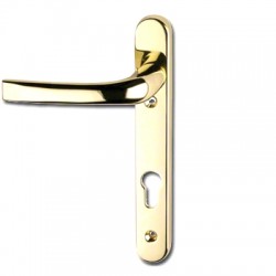 Asec 92 Lever Lever UPVC Furniture 220mm Backplate